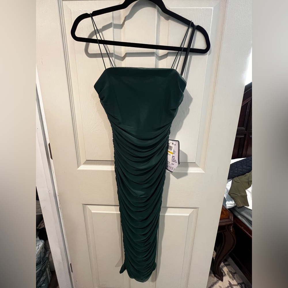 NWT Emerald Green Tea Length Dress